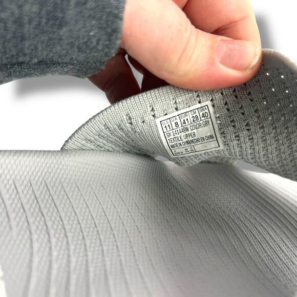 NEW Skechers Timeless Wide Width Slide Sandals Size 11 Wide Fit Gray Metallic - Picture 3 of 12